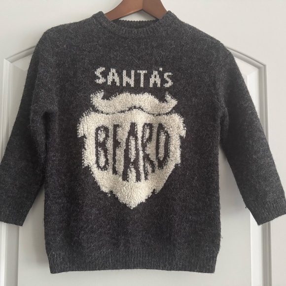 Zara Boys collection Christmas Santa sweater, size 8 - Picture 1 of 4